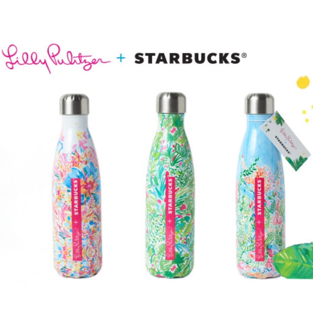 Lilly Pulitzer + Starbucks limited edition Swell bottles. NWT.